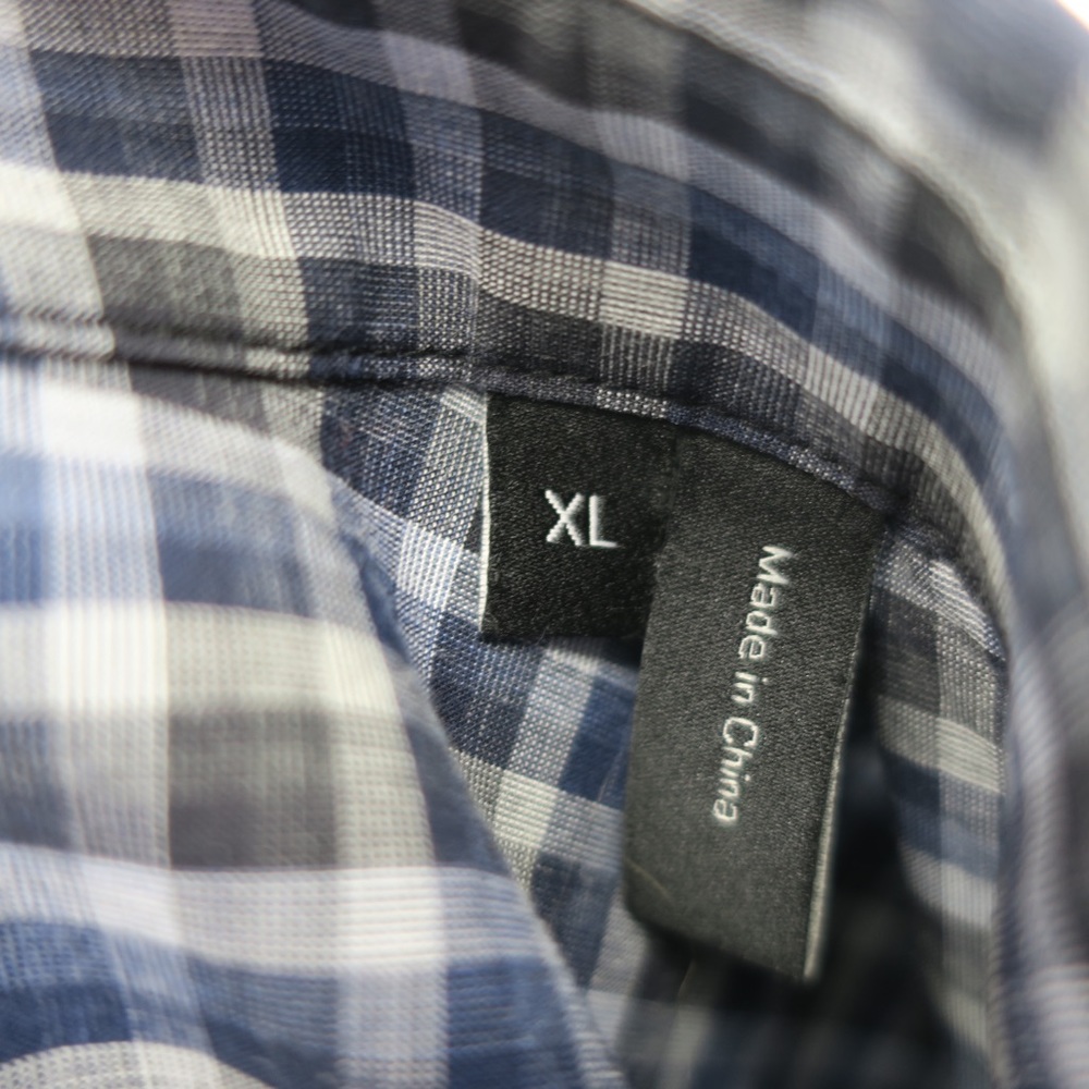 Theory Button Up Long Sleeve Shirt Mens XL‎ Blue 100% Cotton - Picture 7 of 8